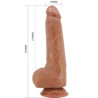 Dildo Realista Draco 23 Cm Natural