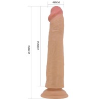 Sharife Dildo Realístico 25 Cm Natural