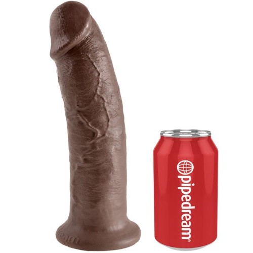 10 Brown Realistic Dildo 25.4cm - King Cock