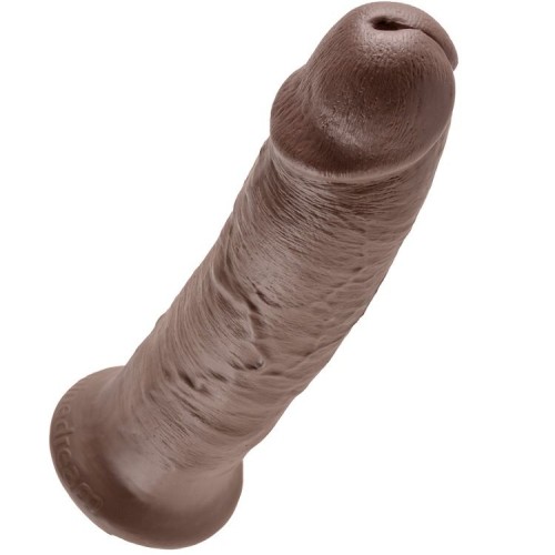 10 Brown Realistic Dildo 25.4cm - King Cock