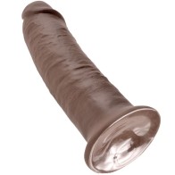 10 Brown Realistic Dildo 25.4cm - King Cock