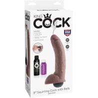 Realistic Brown Ejaculating Dildo 22.86 cm