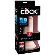 King Cock Dildo Triple Densidad 15 cm - Juguete Realista