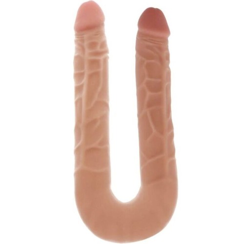 Doble Dong 40 Cm Natural - Placer Realista