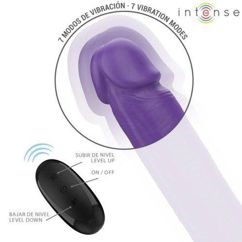 Intense Gunter Dildo Doble Vibrador 40cm Morado