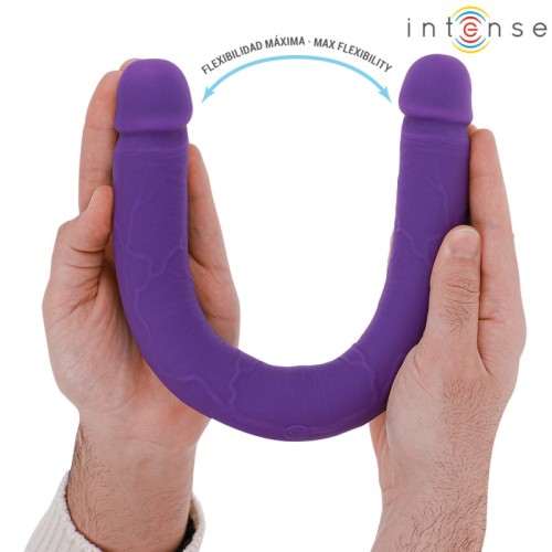 Intense Gunter Dildo Doble Vibrador 40cm Morado