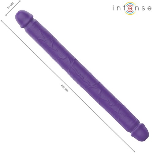 Intense Gunter Dildo Doble Vibrador 40cm Morado