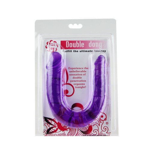 Baile Dildo Doble Gelatina Flexible