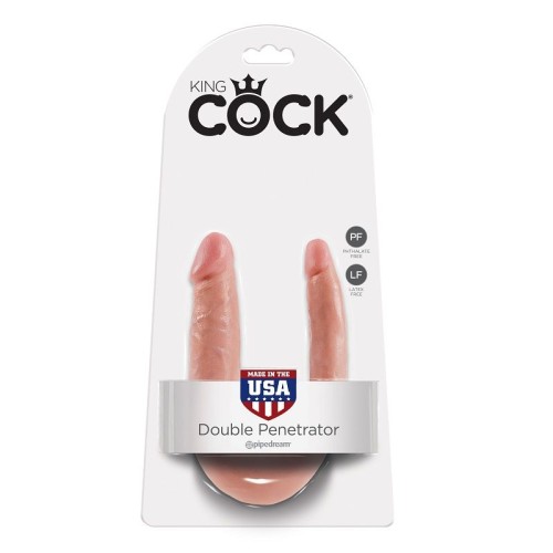 Dildo Doble Penetración 12.7 Cm Natural - Placer Supremo