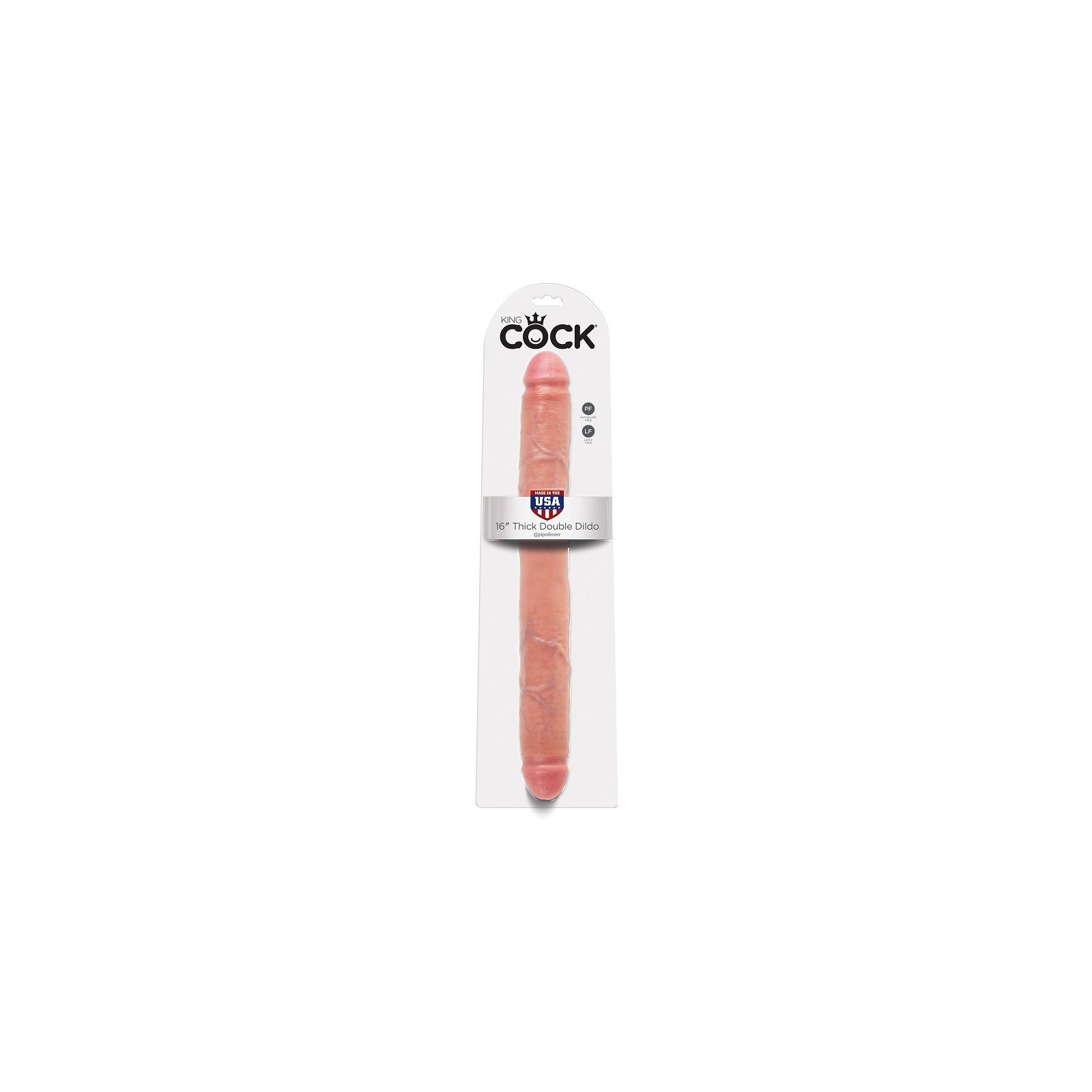 King Cock Dildo Doble Penetración 40.6 Cm