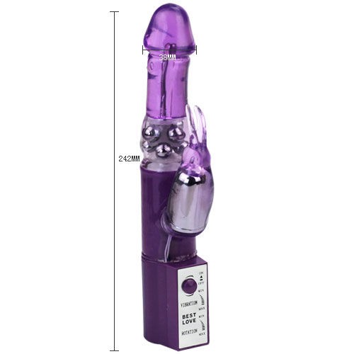 Hot Lady II Rabbit Pearl Vibrator - Dual Stimulation