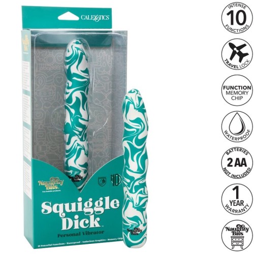 Naughty Bits Squiggle Dick Personal Vibrator