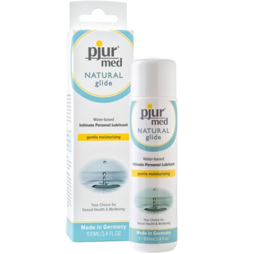 Lubricante Base Agua Pjur Med Natural 100 Ml - Fórmula Hidratante