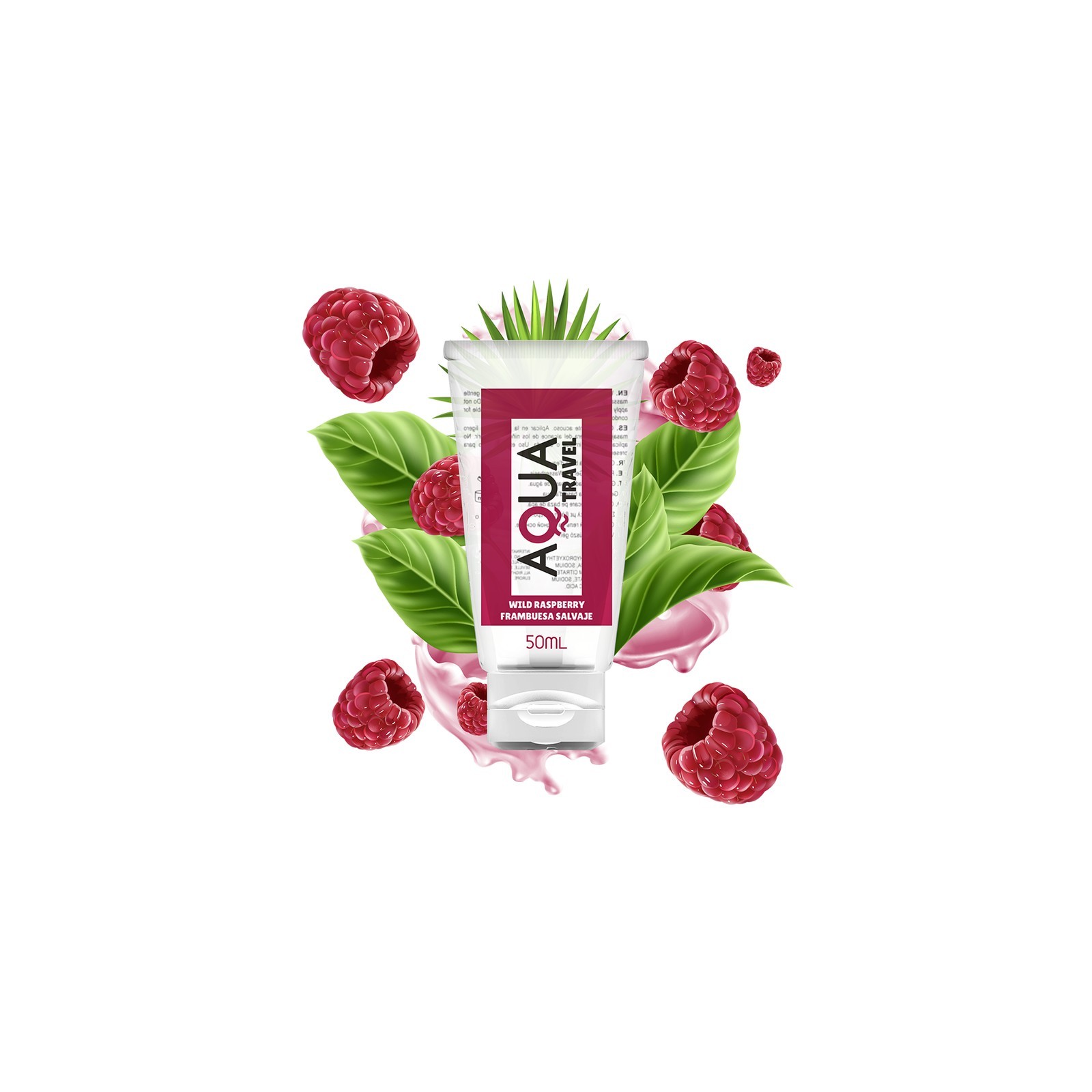 Water-Based Wild Raspberry Lubricant 50ml - Travel Friendly