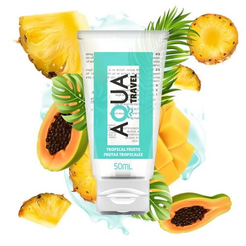 Lubricante Base Agua Sabor Frutas Tropicales - Placer Máximo