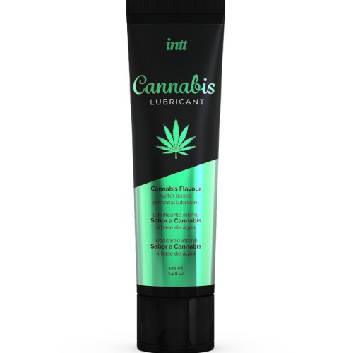 Lubricante Intimo Base Agua Sabor A Cannabis INTT