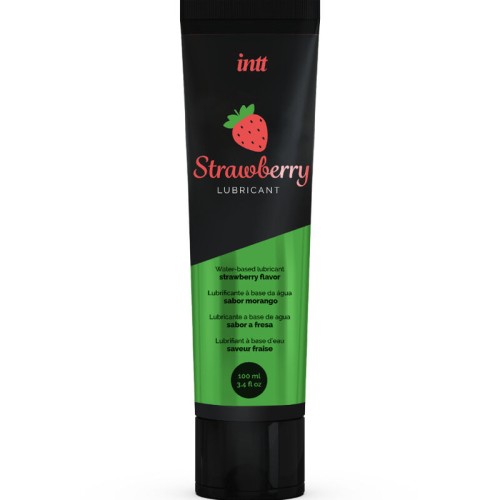 Strawberry Flavor Water-Based Lubricant INTT