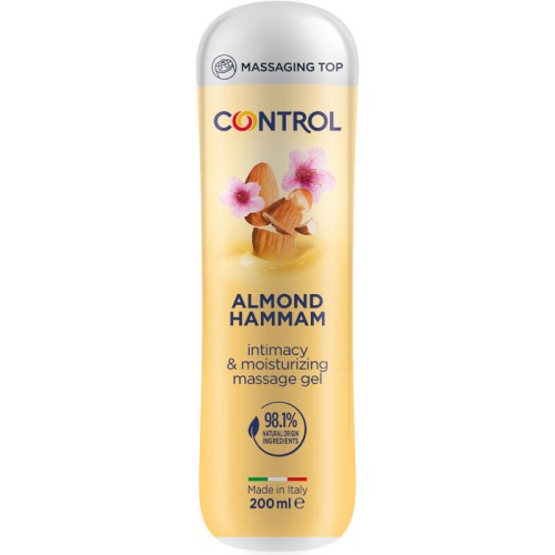 Control Gel de Masaje 3 en 1 Leche de Almendra 200ml