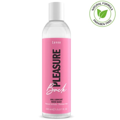 intítimateline - Lovee Back Pleasure Lubricante Anal 150 Ml - Experiencia Suave