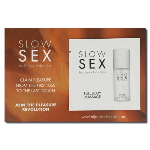 Bijoux - Slow Sex Gel de Masaje Corporal 2ml