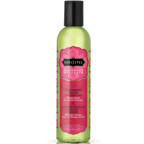 Kamasutra Naturals Strawberry Massage Oil - 236 ml