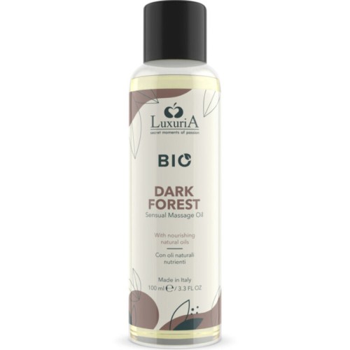 Aceite de Masaje Luxuria Bio Dark Forest - Nutritivo y Estimulante