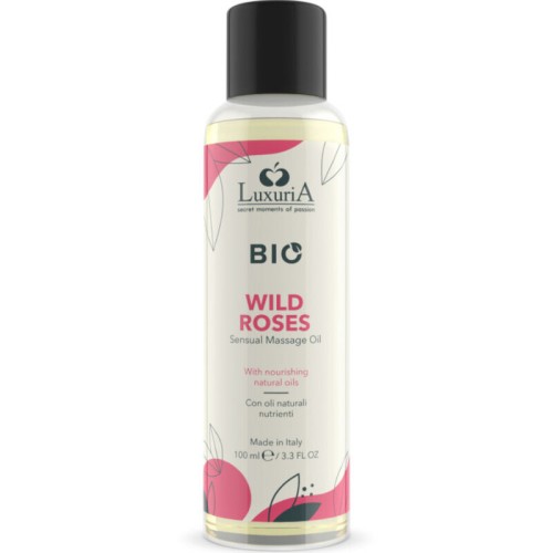 Luxuria Bio Wild Roses Massage Oil for Relaxation