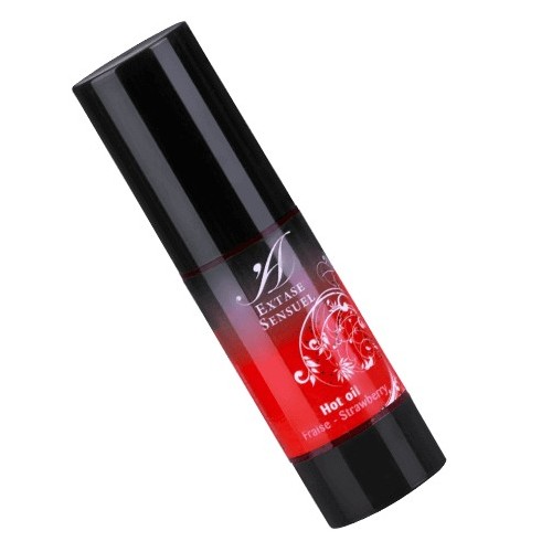 Heating Strawberry Stimulating Oil 30ml - Sensual Pleasure