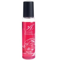 Aceite Estimulante Fresa Viaje Calor 35 Ml - Placer Sensual