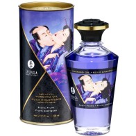 Shunga Warming Massage Oil Exotic Fruits 100ml - Sensual Experience