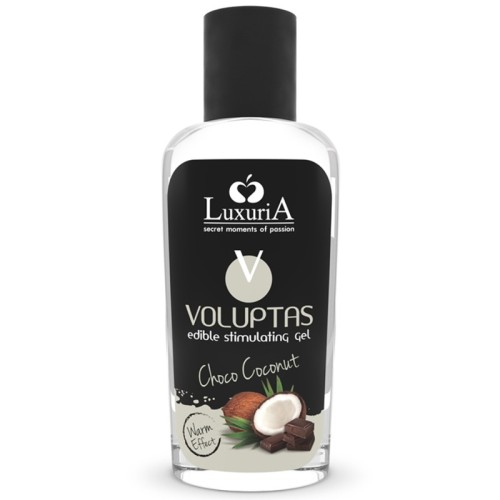 Voluptas Gel Masaje Comestible Efecto Calor - Coco Y Crema 100 Ml