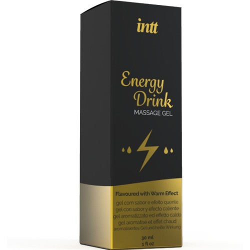 Massage Gel Energy Drink with Heat for Intimate Play