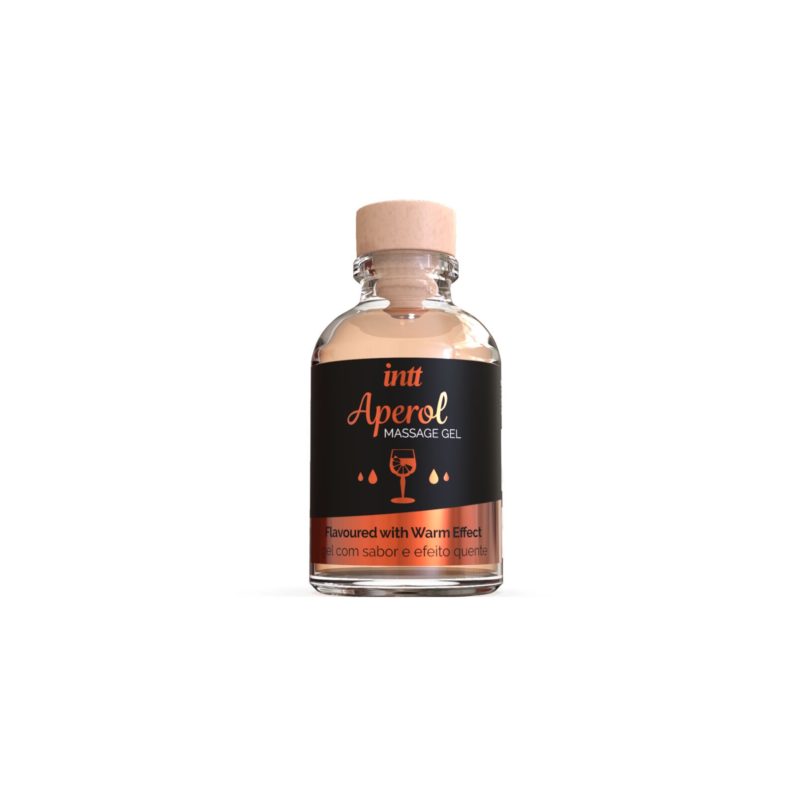 Aperol Flavored Massage Gel - Intense Heating Formula