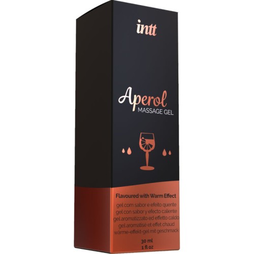 Aperol Flavored Massage Gel - Intense Heating Formula