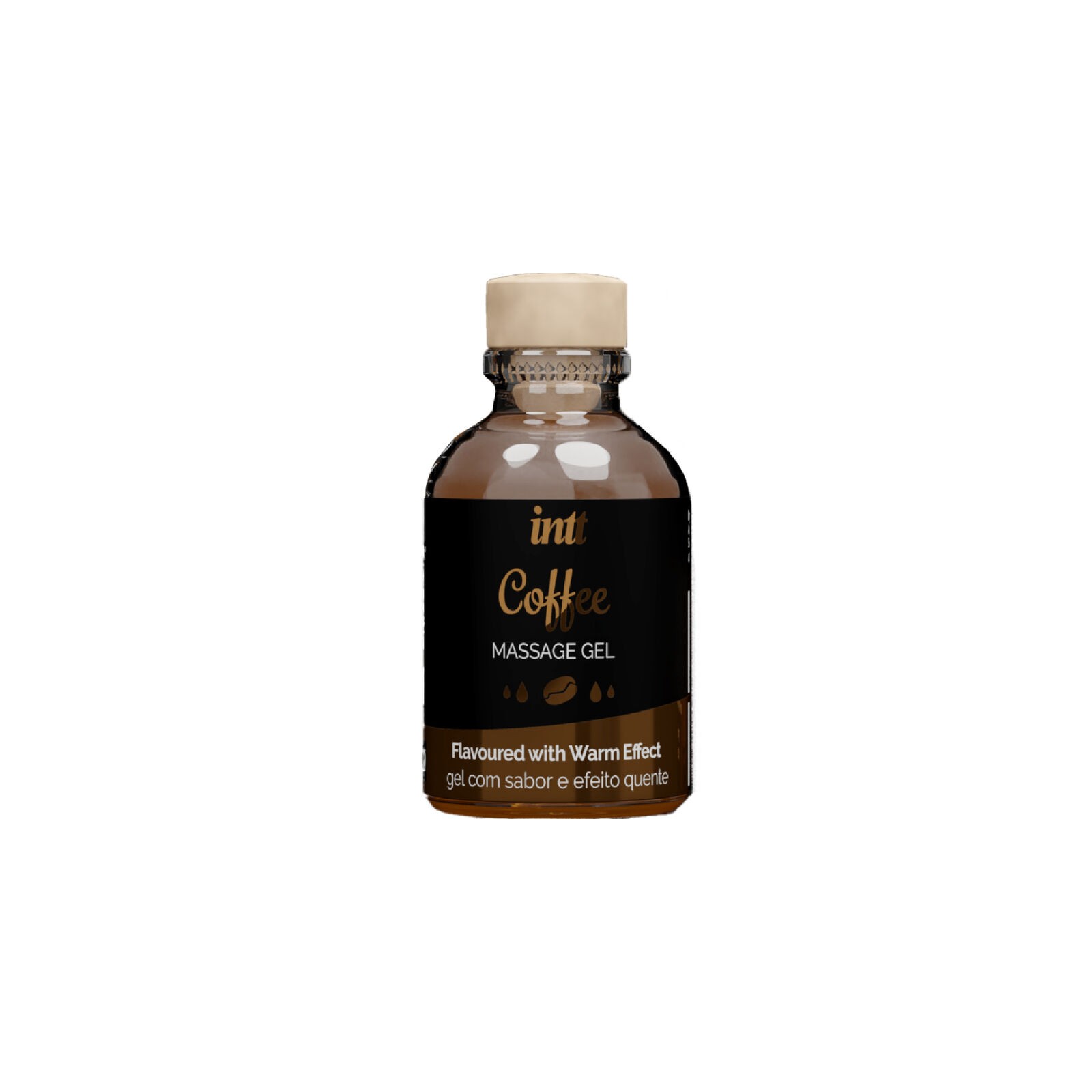 Coffee Flavor Massage Gel with Heat Effect