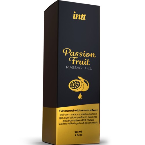 Passion Fruit Flavored Massage Gel with Warmth Effect