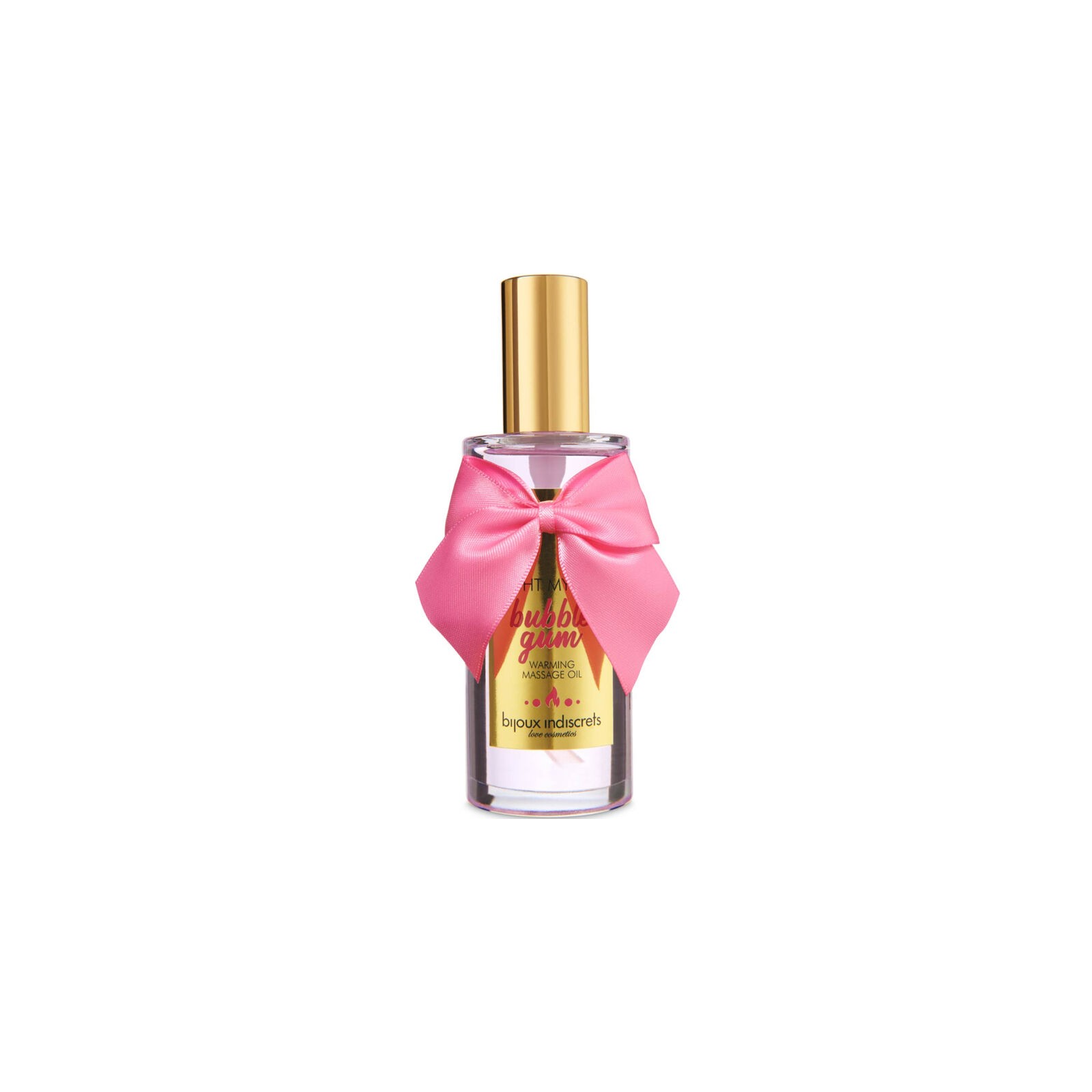 Bijoux Indiscrets Light My Fire Massage Oil with Heat Effect Bubblegum Flavor