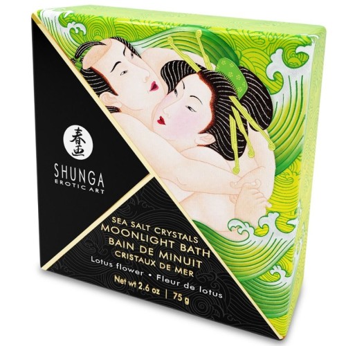 Shunga Sales De Baño Aromatizadas Lotus 75 Gr - Relajación  Sensual