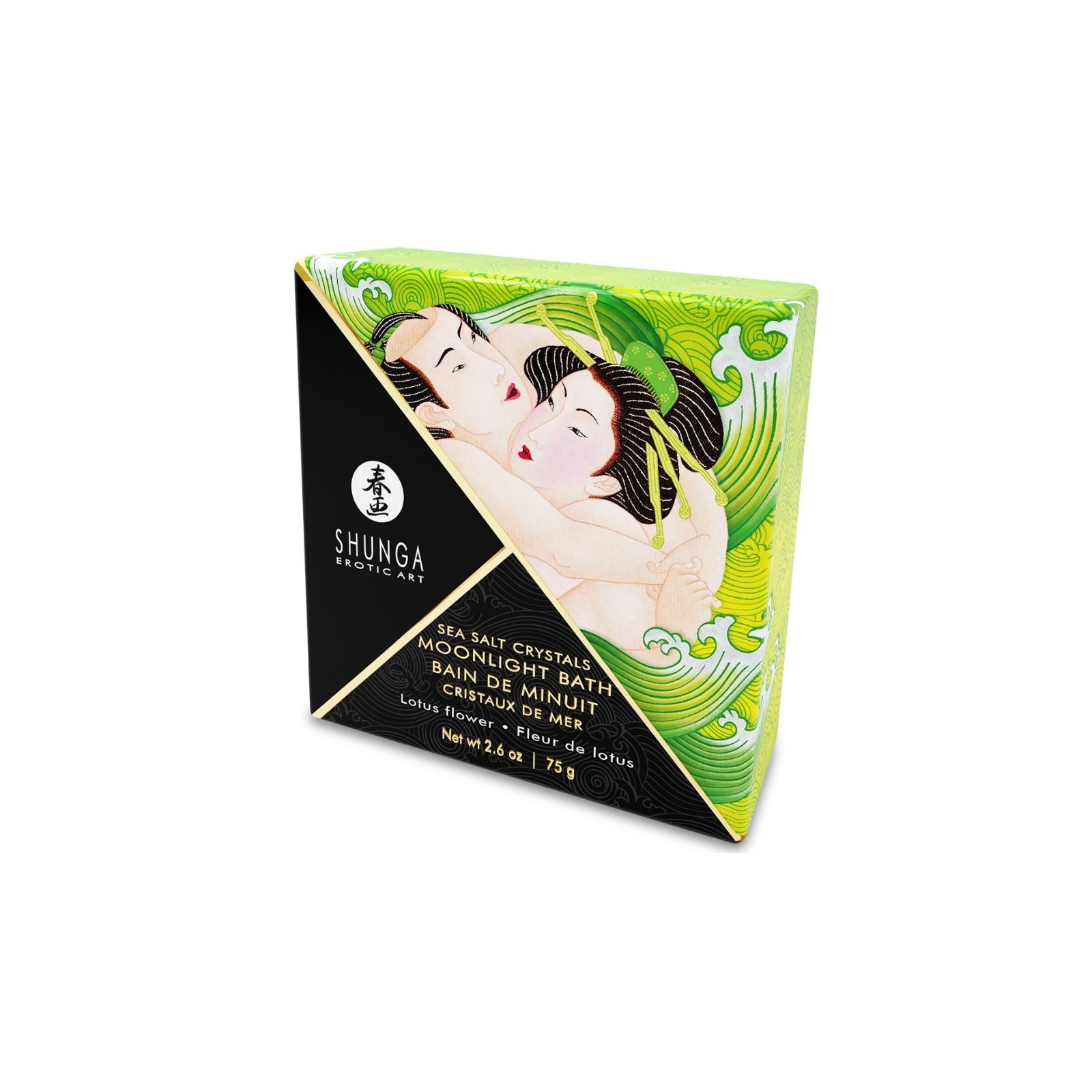 Shunga Sales De Baño Aromatizadas Lotus 75 Gr - Relajación  Sensual