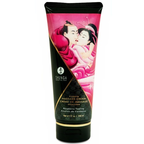 Shunga Raspberry Massage Cream - Enhance Intimacy