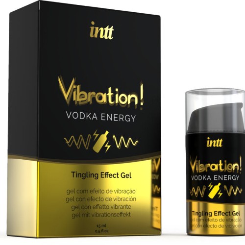 INTT Intense Stimulating Gel Vodka Flavor 15ml - Exciting Intimacy