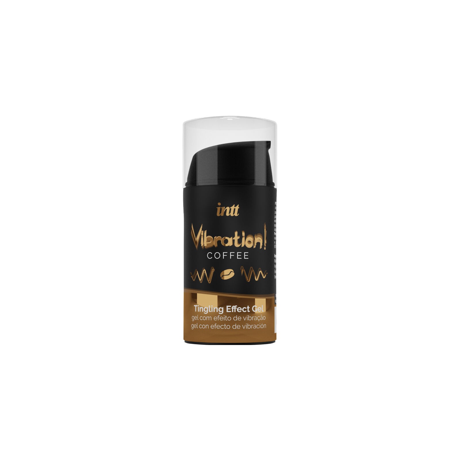 Intt Potente Estimulante Íntimo Gel Líquido Café 15ml