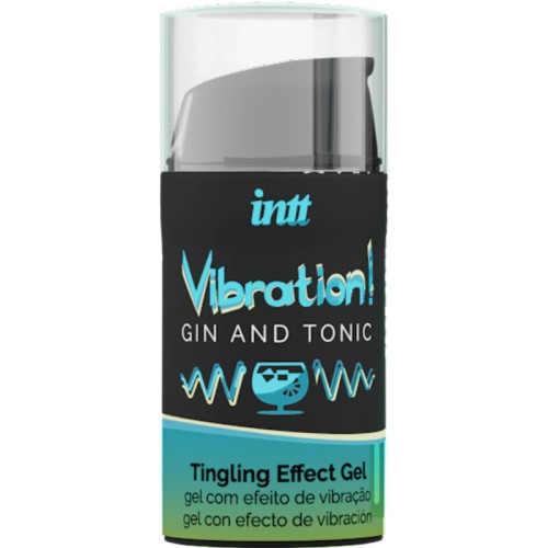 Gel Estimulador Vibrante Intt Gintonic 15ml - Placer Mejorado