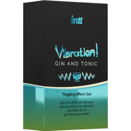 Gel Estimulador Vibrante Intt Gintonic 15ml - Placer Mejorado