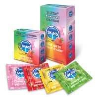 Skins Flavored Condom Variety Pack for Enhanced Pleasure