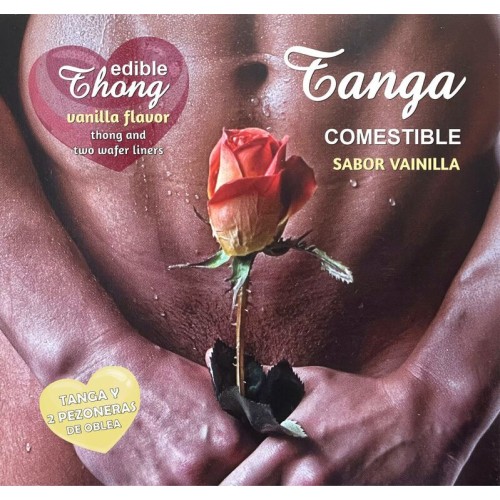 Vanilla Flavored Tanga with Nipple Covers