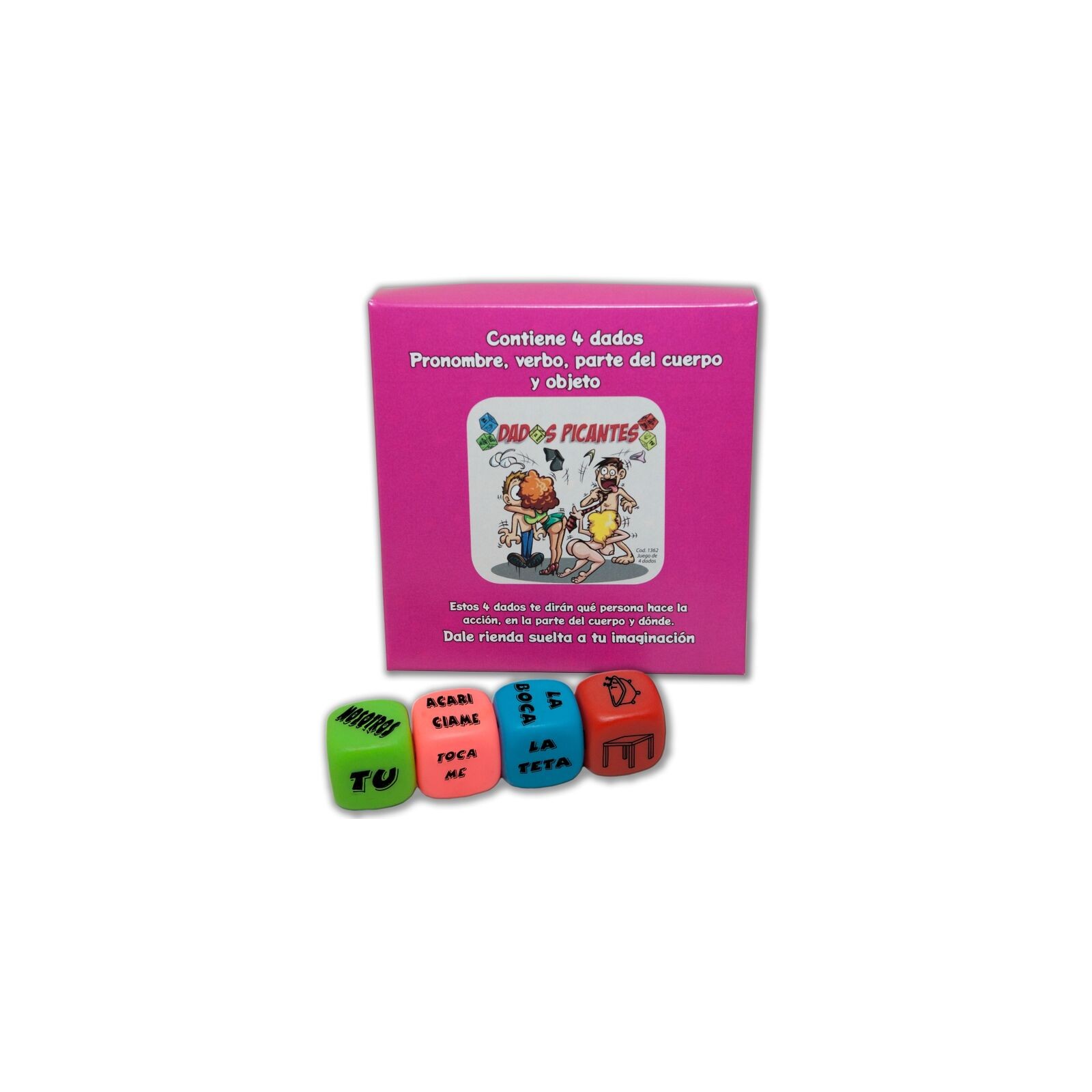 Game of 4 Fun Dice for Erotic Playtime