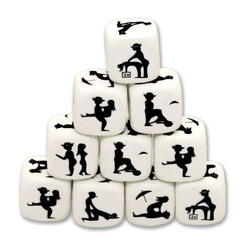 White Pose Dice Game - High Quality