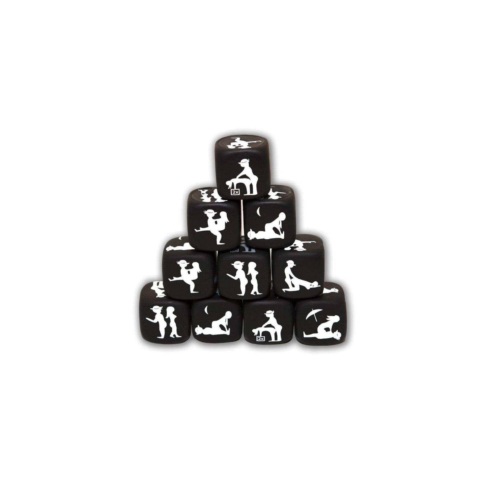 High Quality Black Posture Dice for Couples