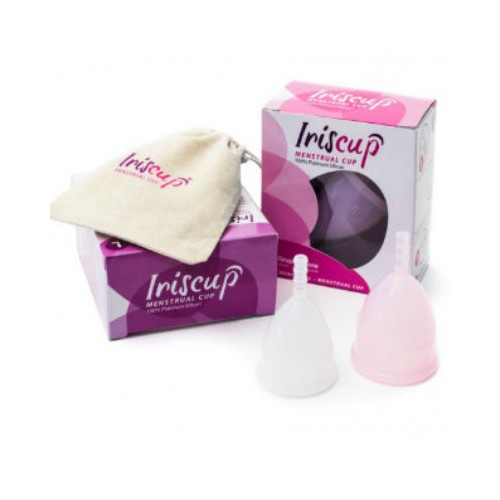 IrisCup Pink Small Menstrual Cup with Sterilizer Bag